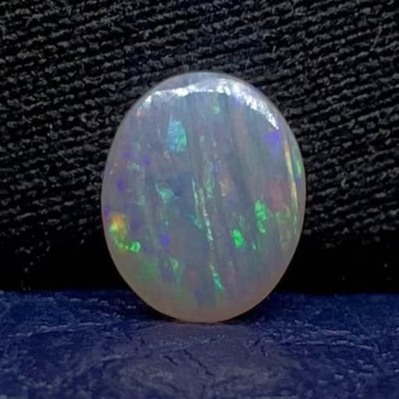 Sparkling Striped Polished Loose Coober Pedy Multifired Opal - Picture 1 of 6